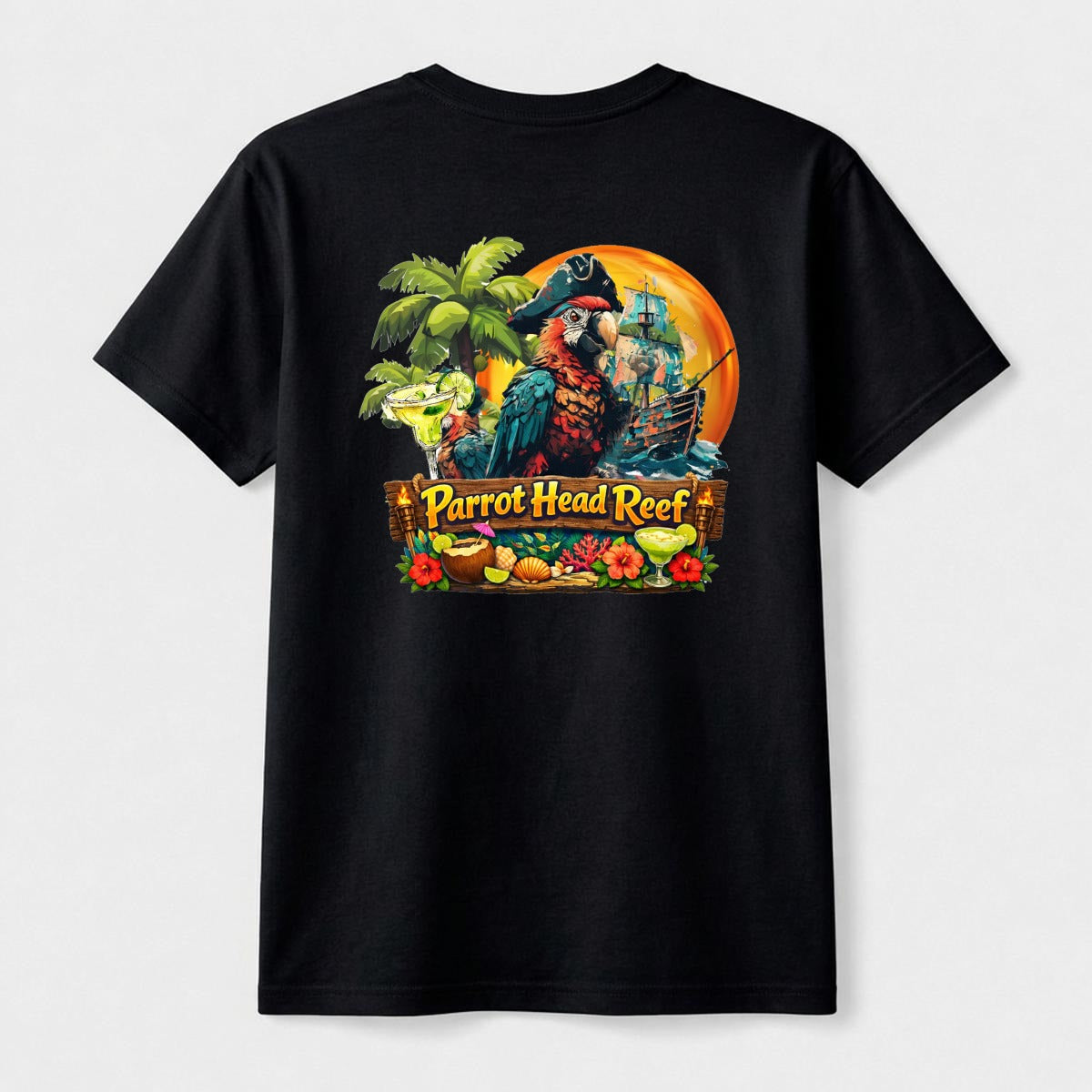 Parrot Buccaneer Men's T-Shirt | Gildan 5000