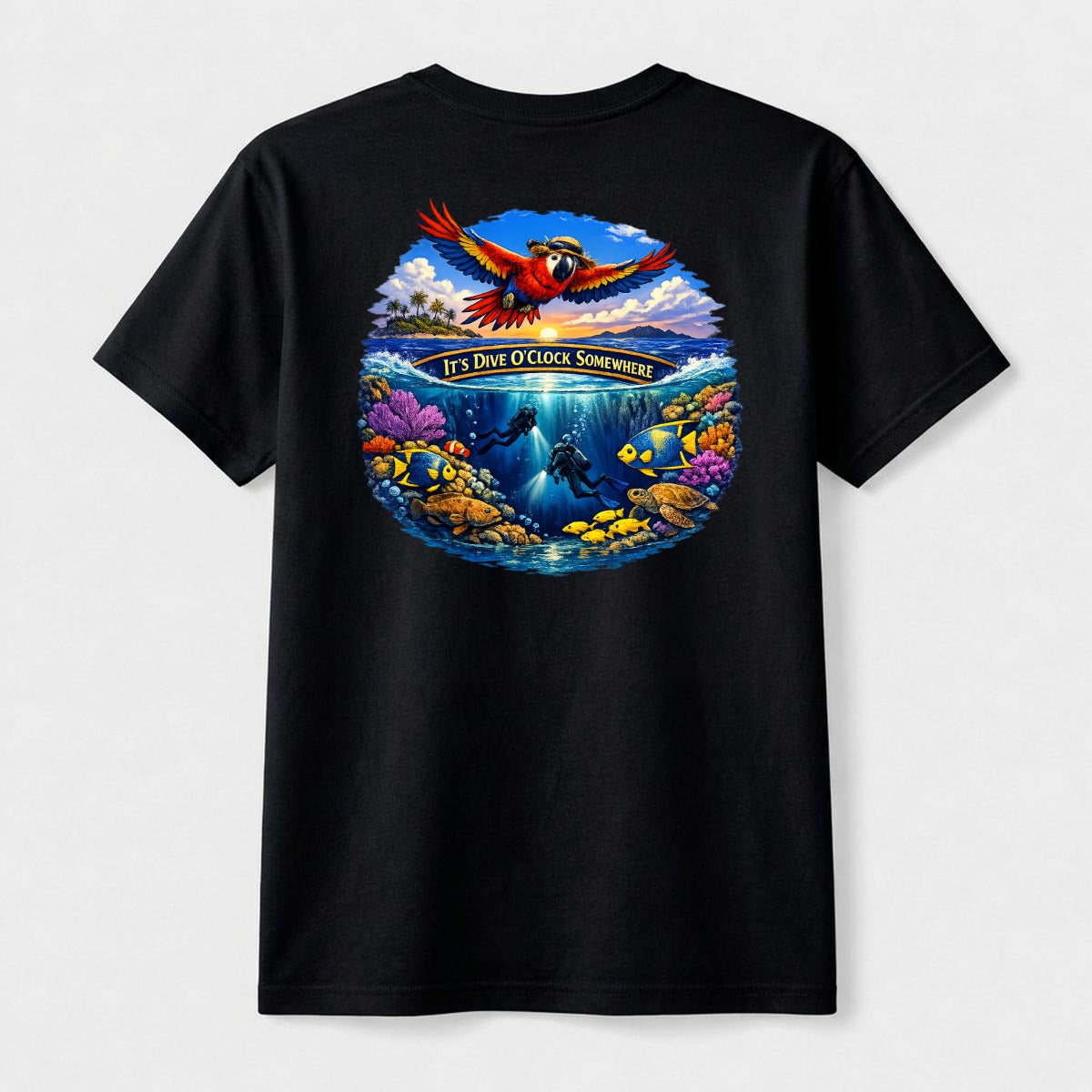 Tropic Descent Men's T-Shirt | Gildan 5000