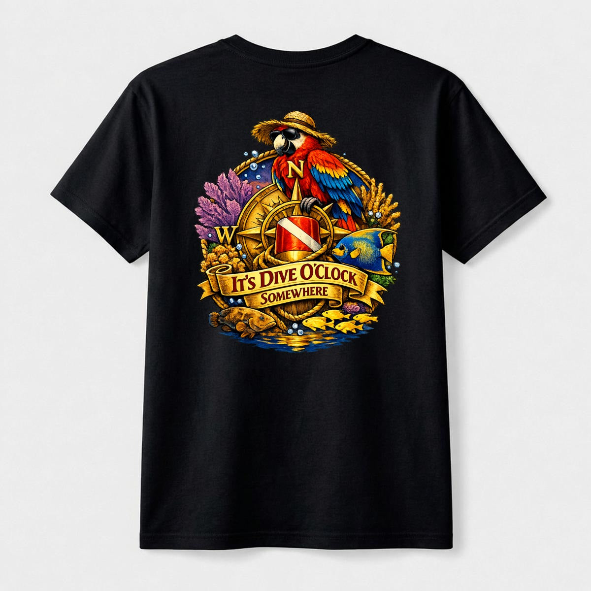Compass Roost Men's T-Shirt | Gildan 5000