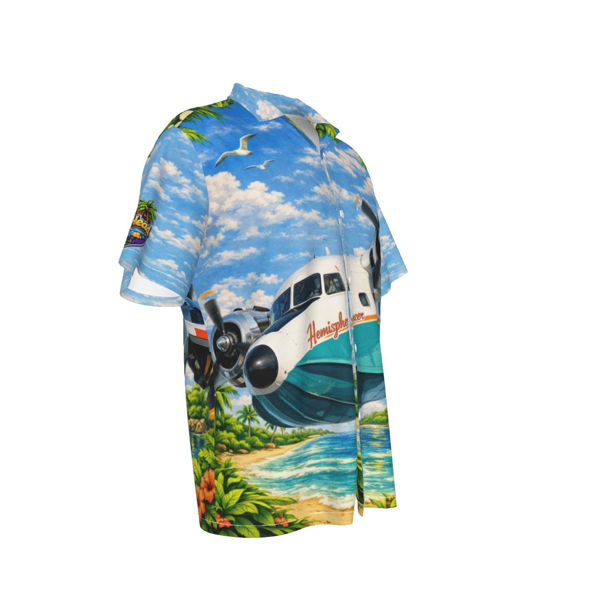 Hemisphere Dancer Men's Hawaiian Shirt