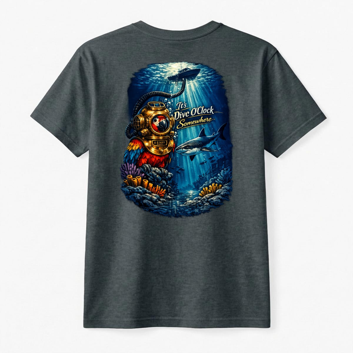 Deep Diver Men's T-Shirt | Gildan 5000
