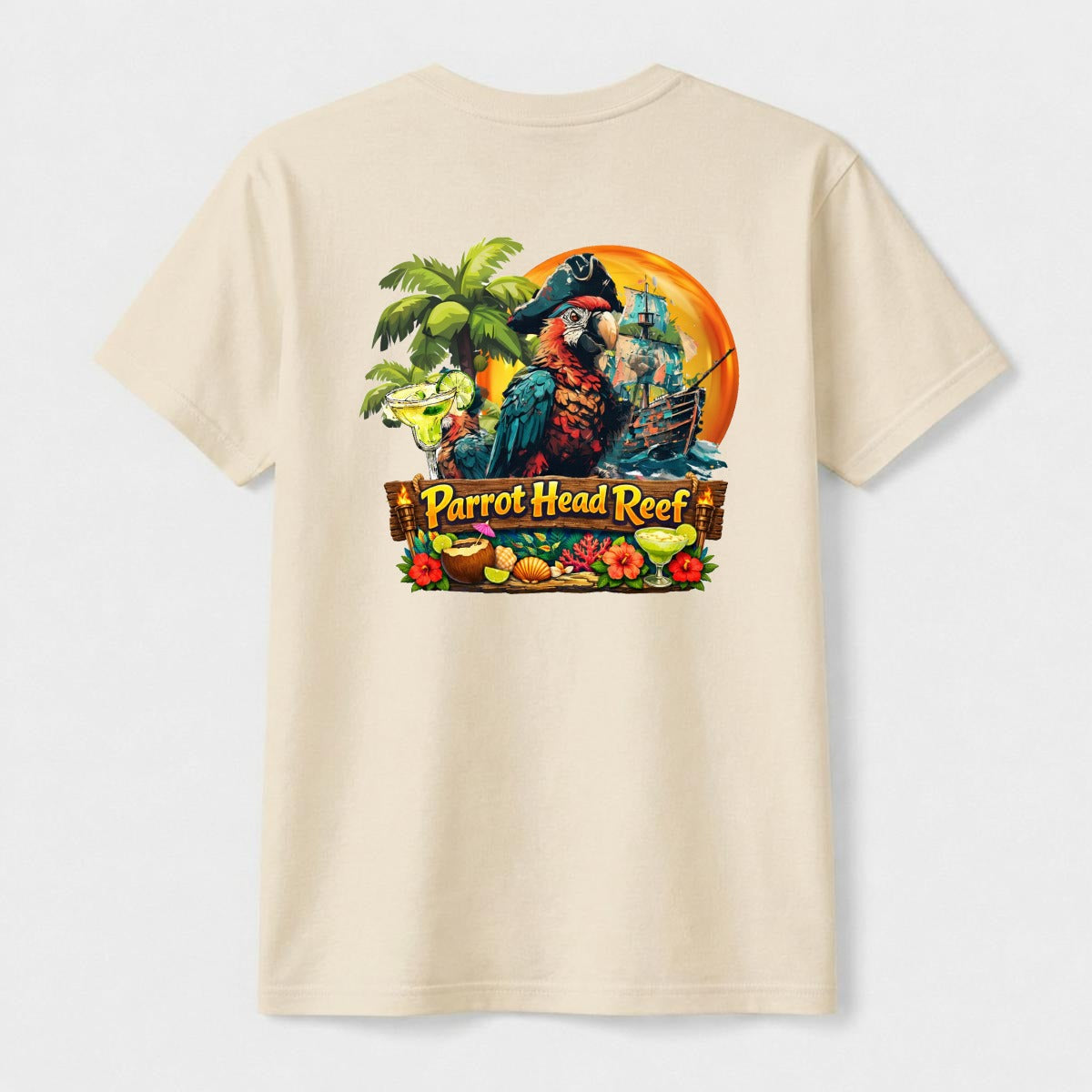 Parrot Buccaneer Men's T-Shirt | Gildan 5000