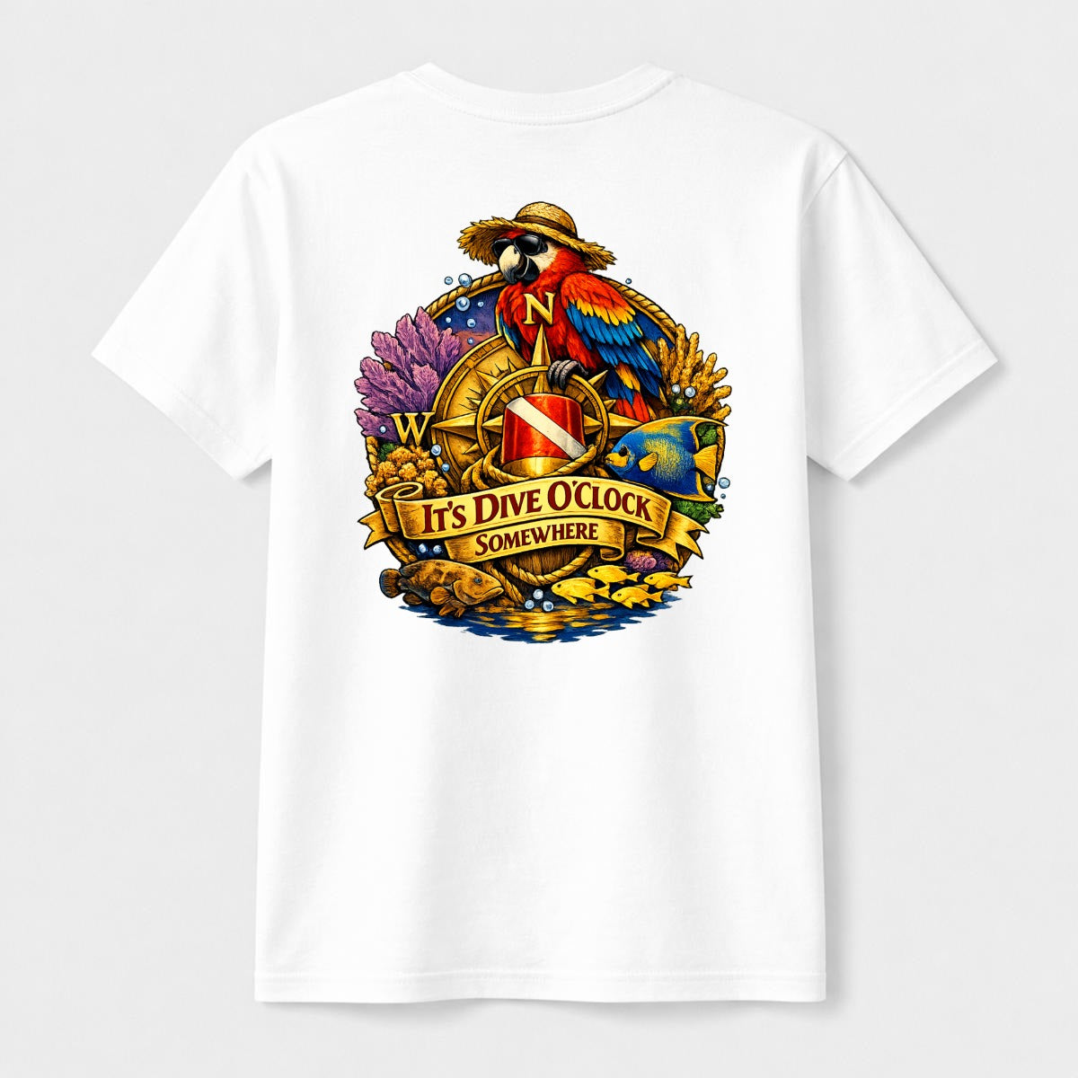 Compass Roost Men's T-Shirt | Gildan 5000