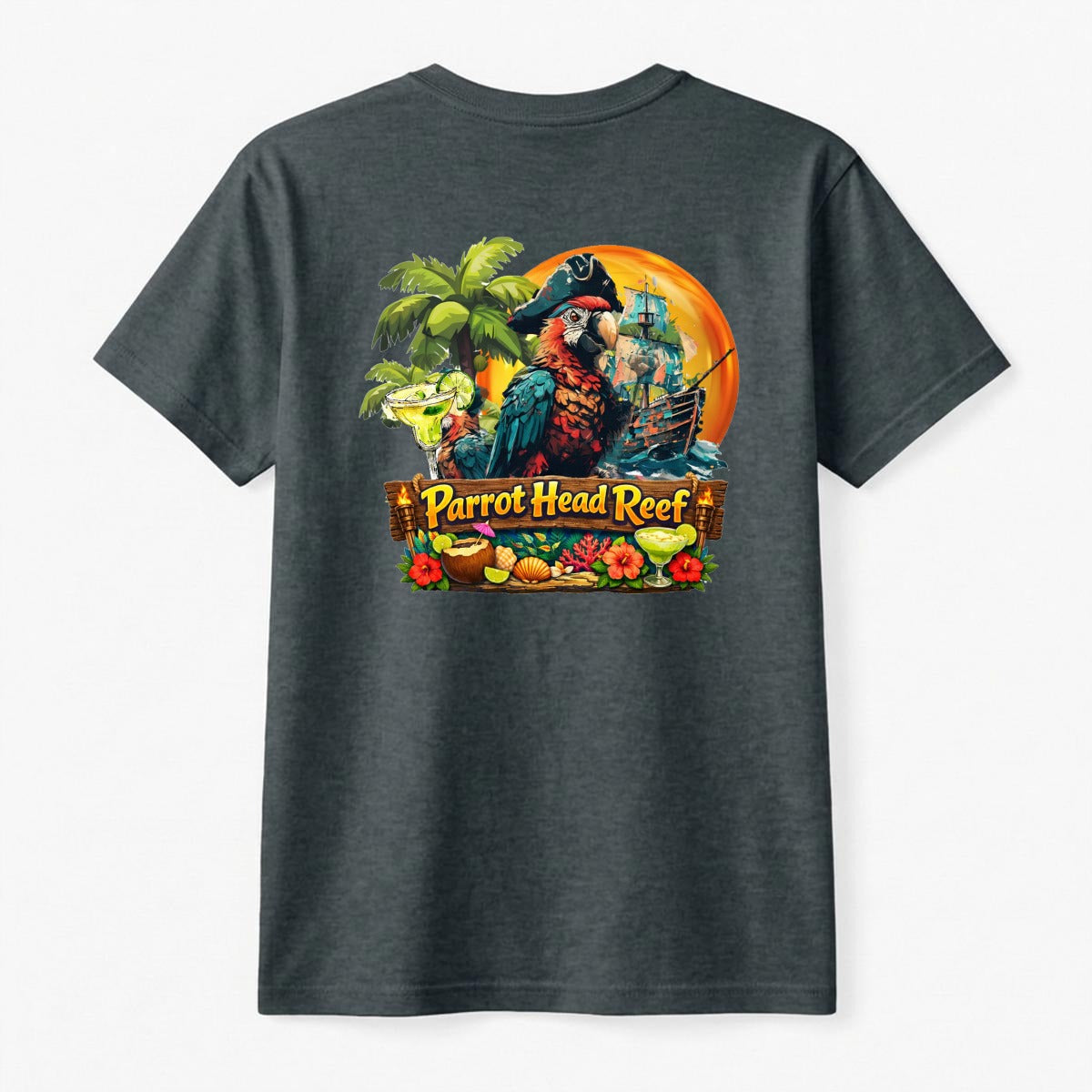 Parrot Buccaneer Men's T-Shirt | Gildan 5000