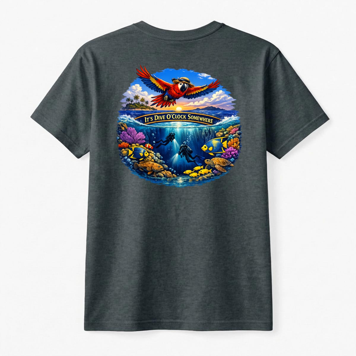 Tropic Descent Men's T-Shirt | Gildan 5000