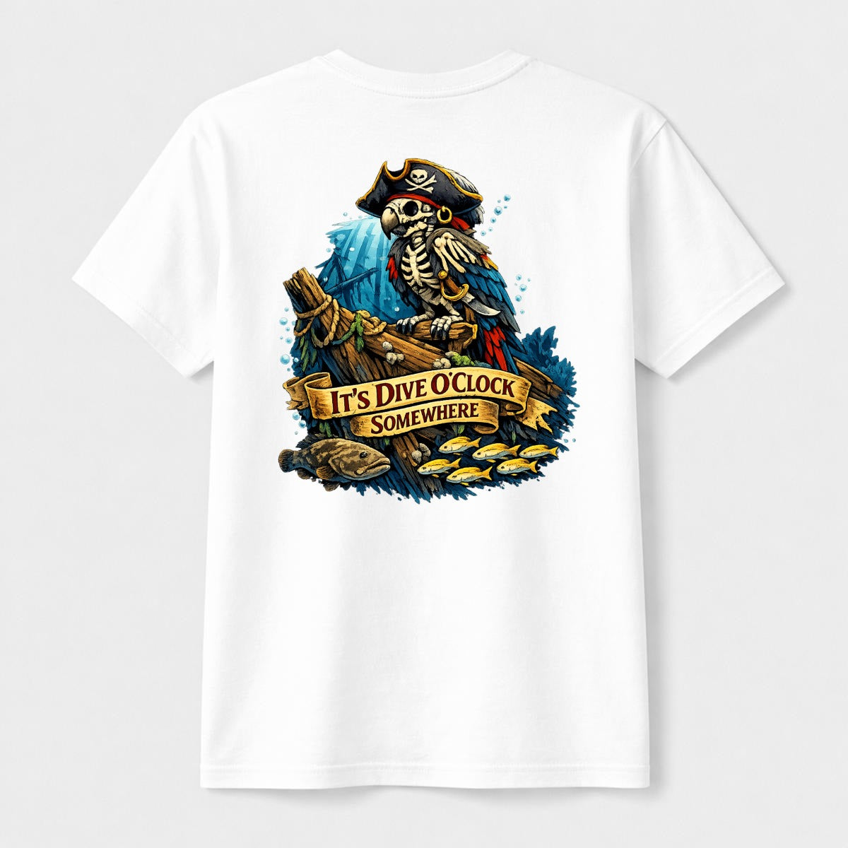Ghostly Perch Men's T-Shirt | Gildan 5000